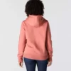 Sudadera con capucha y logotipo de Clarksburg para mujer, de corte holgado y forrada de forro polar