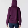 Sudadera con capucha y logotipo de Clarksburg para mujer, de corte holgado y forrada de forro polar