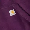 Sudadera con capucha y logotipo de Clarksburg para mujer, de corte holgado y forrada de forro polar