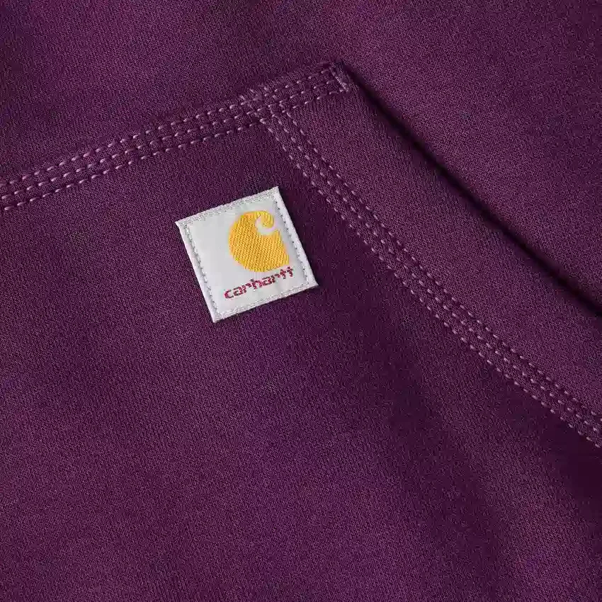 Sudadera con capucha y logotipo de Clarksburg para mujer, de corte holgado y forrada de forro polar