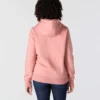 Sudadera con capucha y logotipo de Clarksburg para mujer, de corte holgado y forrada de forro polar
