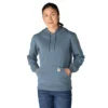 Sudadera con capucha y Script Logo para mujer