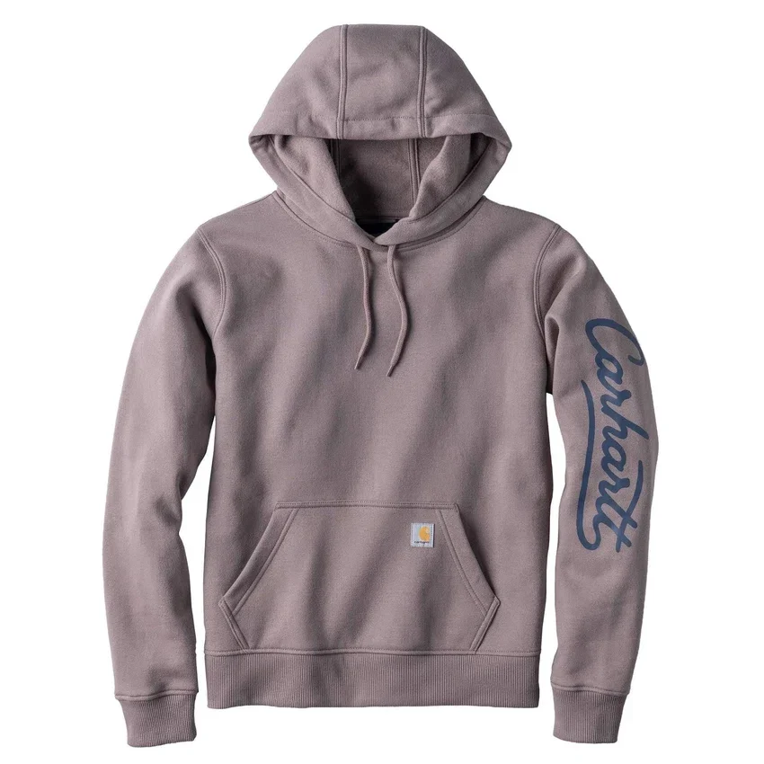Sudadera con capucha y Script Logo para mujer