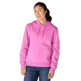 Sudadera con capucha y Script Logo para mujer