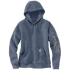 Sudadera con capucha y Script Logo para mujer