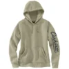 Sudadera con capucha y Script Logo para mujer