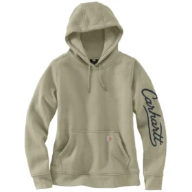 Sudadera con capucha y Script Logo para mujer