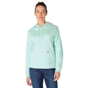 Sudadera con capucha y Script Logo para mujer