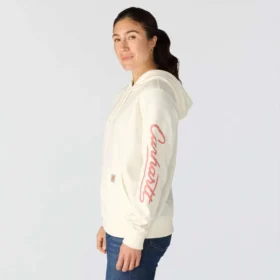 Sudadera con capucha y Script Logo para mujer
