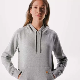Sudadera con capucha y Script Logo para mujer