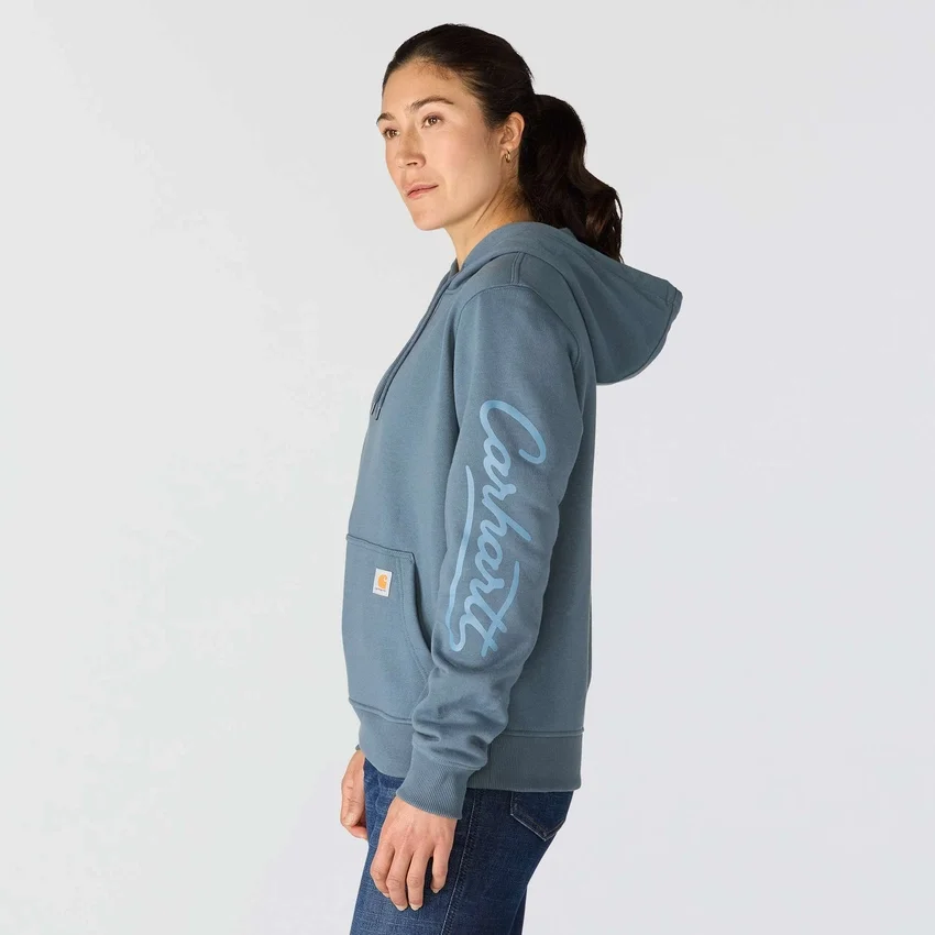 Sudadera con capucha y Script Logo para mujer
