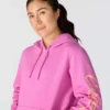 Sudadera con capucha y Script Logo para mujer