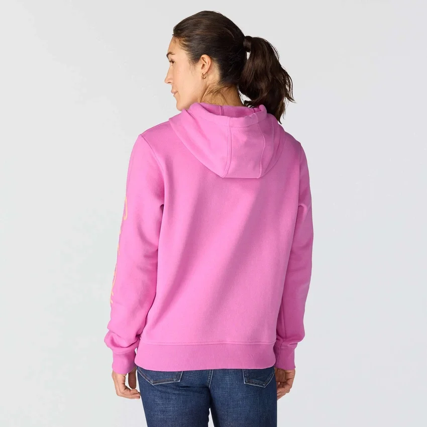 Sudadera con capucha y Script Logo para mujer