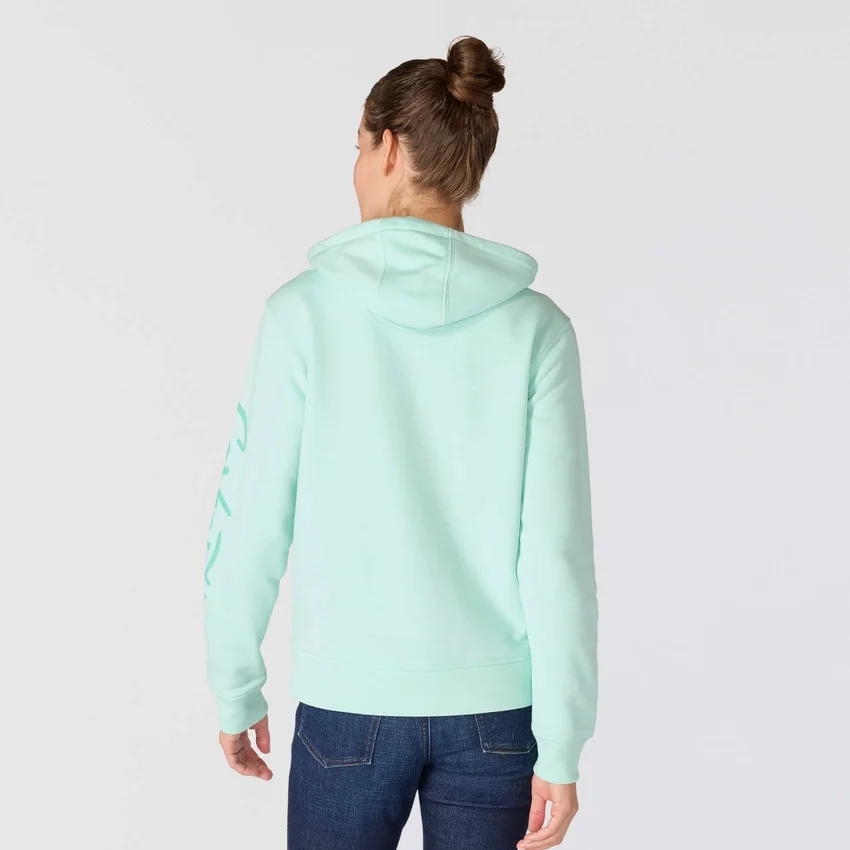 Sudadera con capucha y Script Logo para mujer