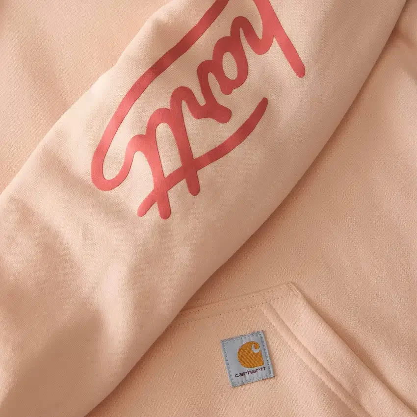 Sudadera con capucha y Script Logo para mujer