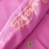 Sudadera con capucha y Script Logo para mujer