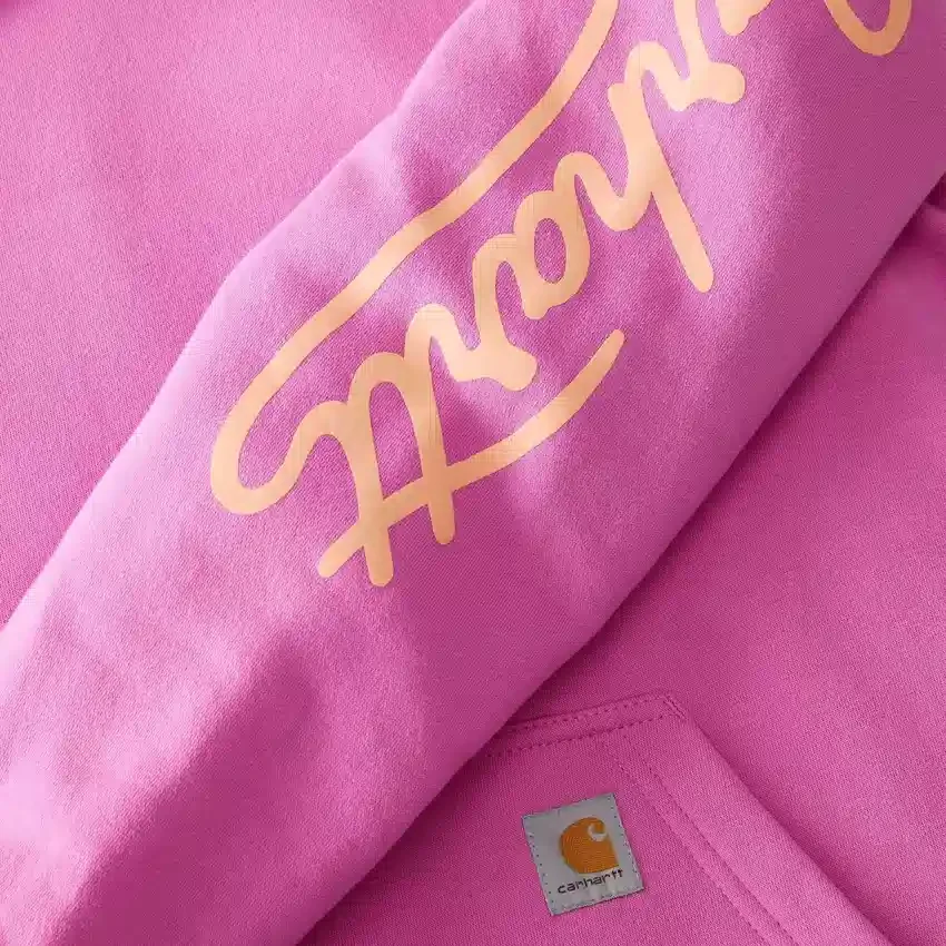 Sudadera con capucha y Script Logo para mujer