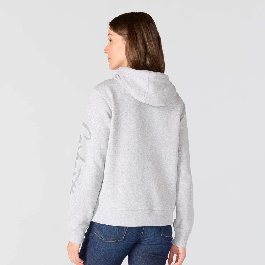 Sudadera con capucha y Script Logo para mujer