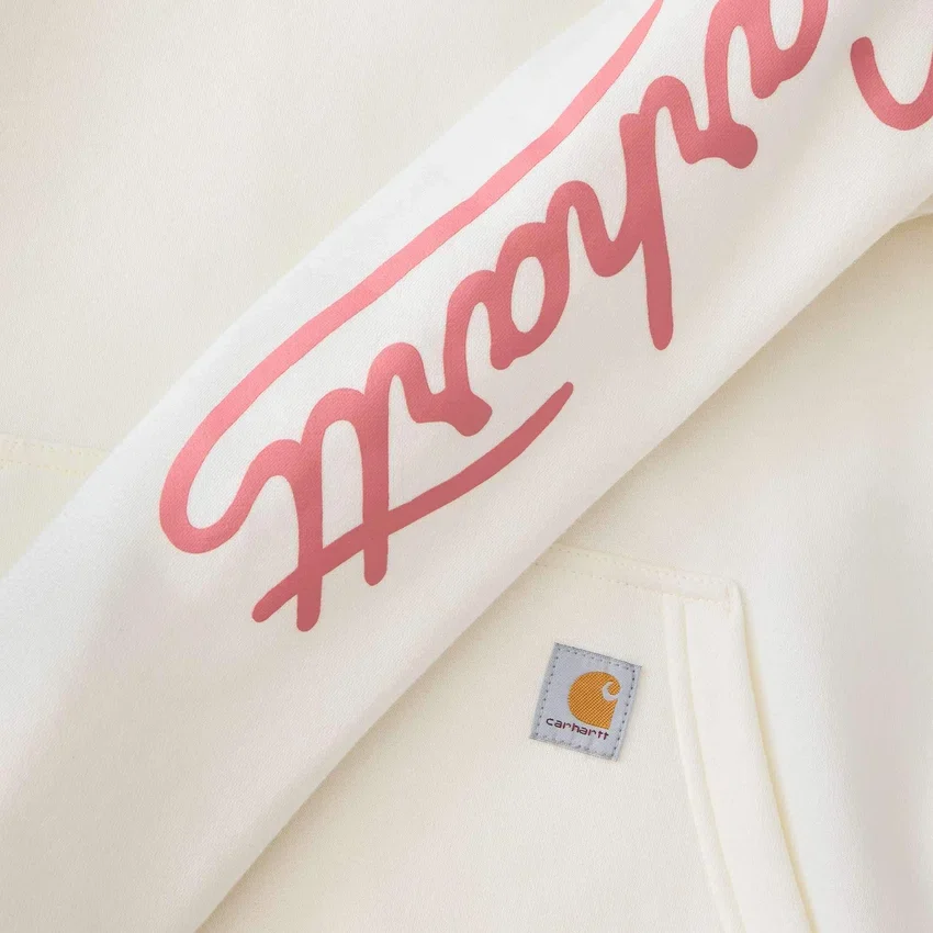 Sudadera con capucha y Script Logo para mujer