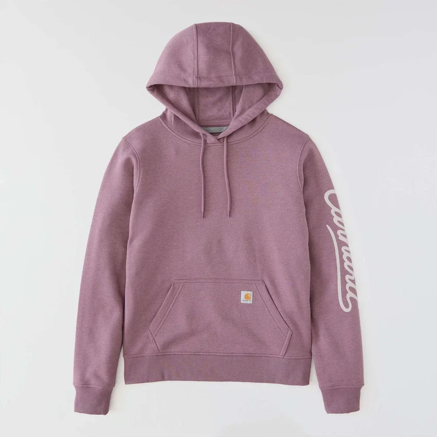 Sudadera con capucha y Script Logo para mujer