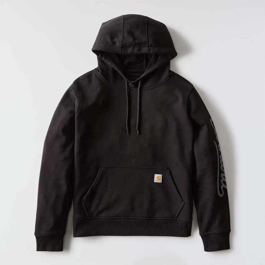 Sudadera con capucha y Script Logo para mujer