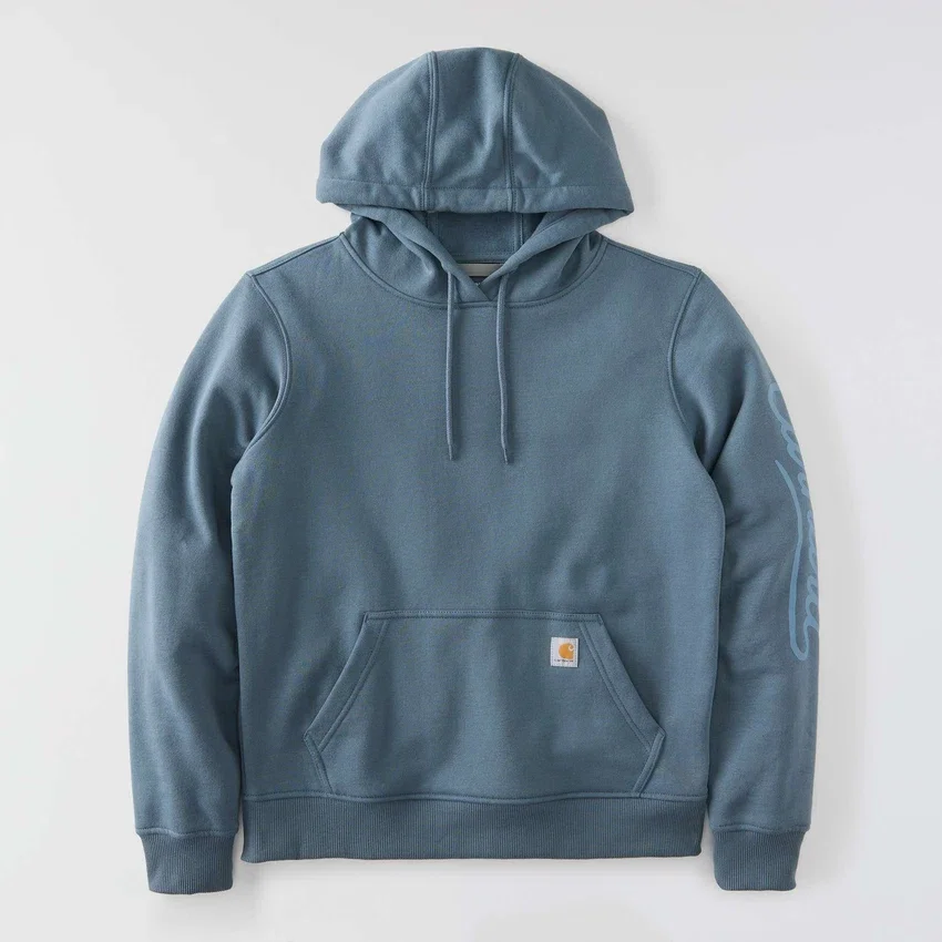 Sudadera con capucha y Script Logo para mujer