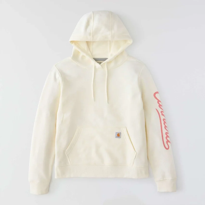 Sudadera con capucha y Script Logo para mujer