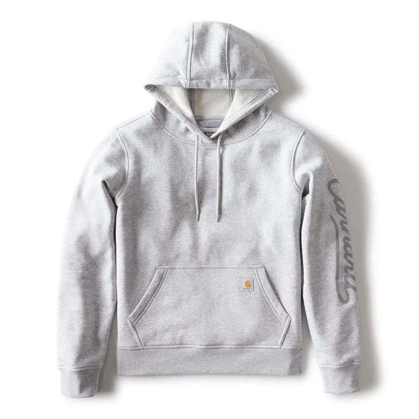 Sudadera con capucha y Script Logo para mujer