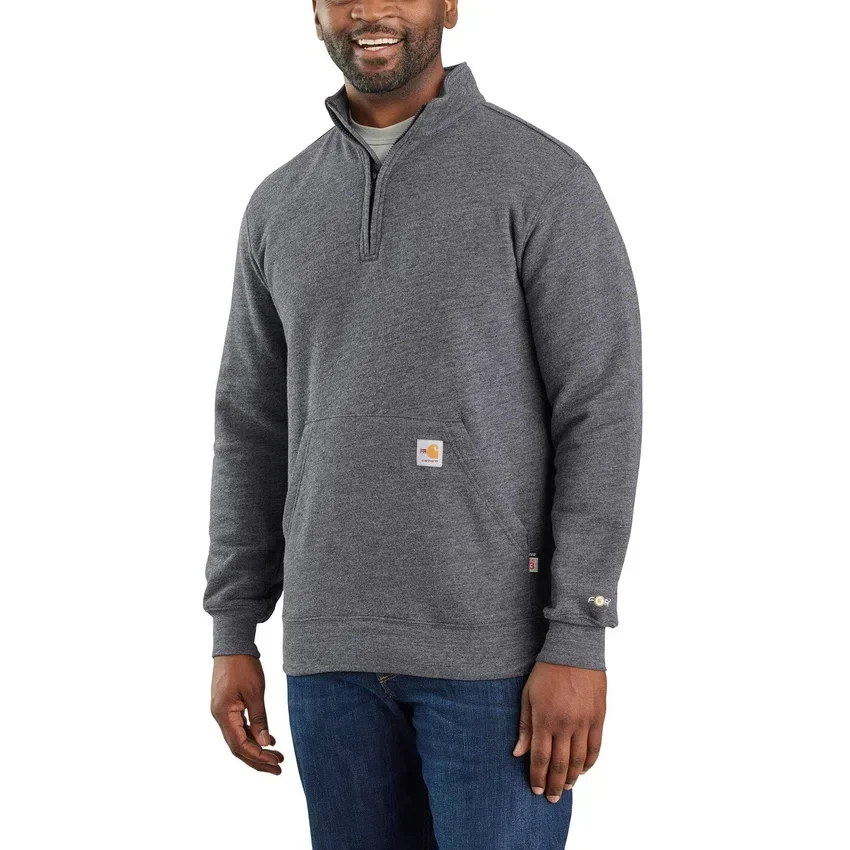 Sudadera con cremallera de un cuarto Fr Force Marquette para hombre - Sudaderas ignífugas