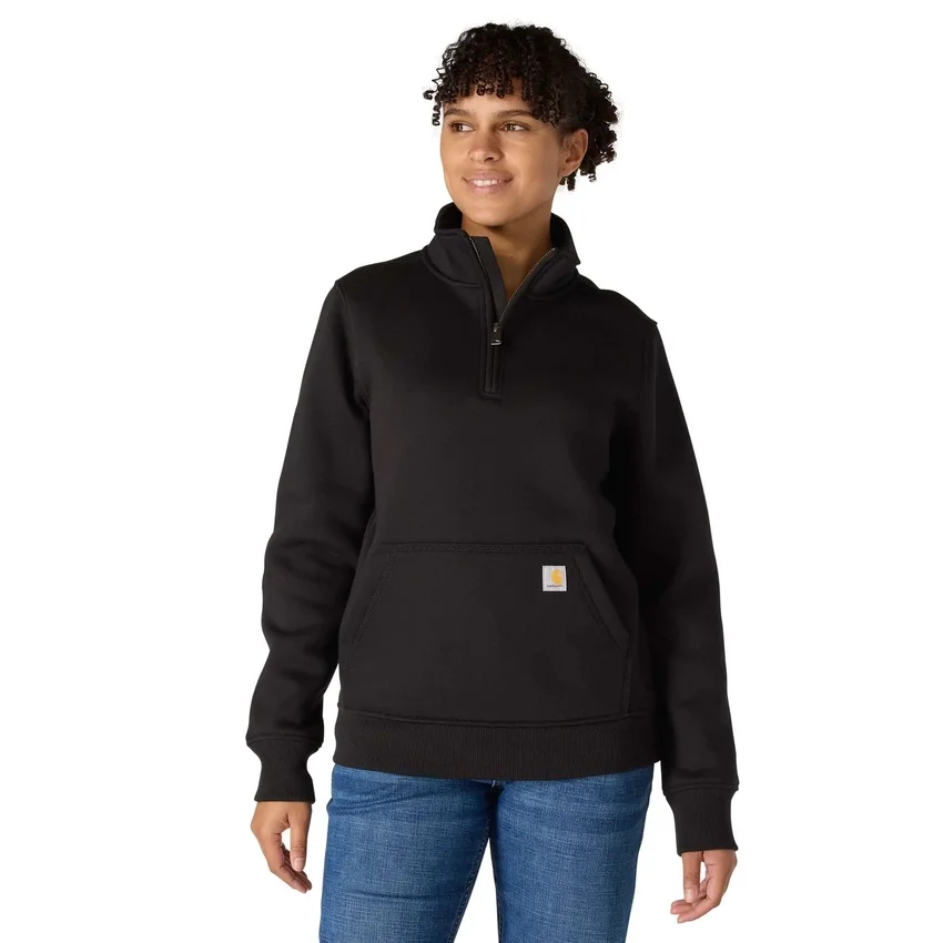 Sudadera con cremallera de un cuarto para mujer Clarksburg