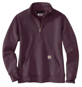 Sudadera con cremallera de un cuarto para mujer Clarksburg