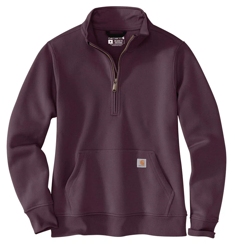 Sudadera con cremallera de un cuarto para mujer Clarksburg