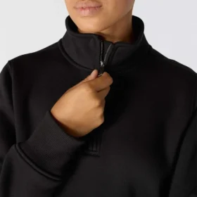 Sudadera con cremallera de un cuarto para mujer Clarksburg