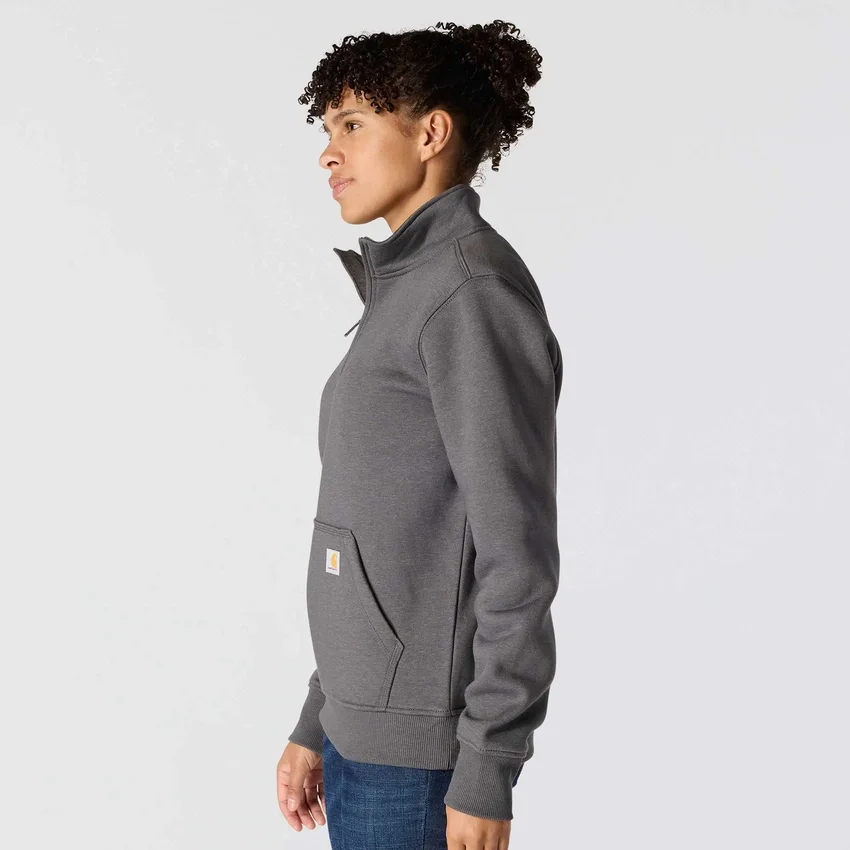 Sudadera con cremallera de un cuarto para mujer Clarksburg