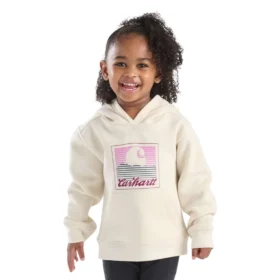 Sudadera con manguitos largos y estampado para niñas (niños pequeños/niños/jóvenes)