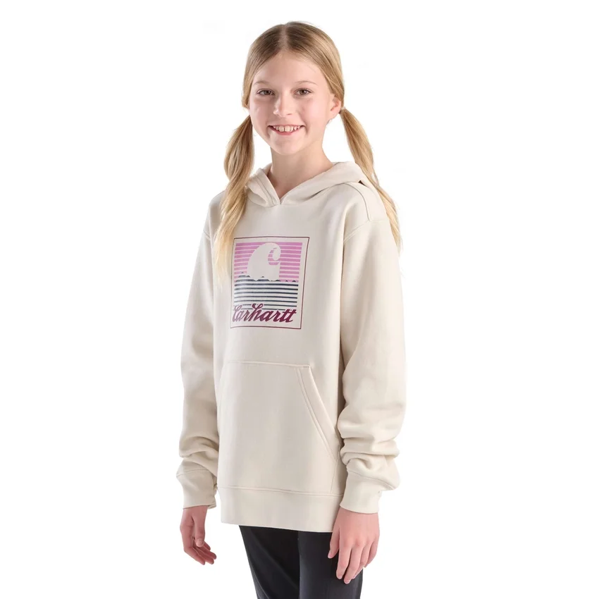 Sudadera con manguitos largos y estampado para niñas (niños pequeños/niños/jóvenes)