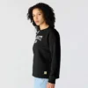 Sudadera cuello redondo con estampado carhartt 1889 de peso medio y corte holgado para mujer