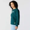 Sudadera cuello redondo con estampado carhartt 1889 de peso medio y corte holgado para mujer