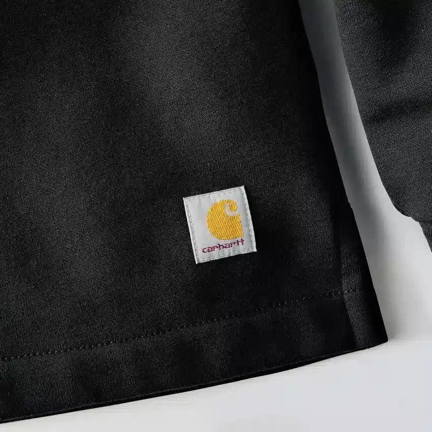 Sudadera cuello redondo con estampado carhartt 1889 de peso medio y corte holgado para mujer