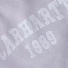 Sudadera cuello redondo con estampado carhartt 1889 de peso medio y corte holgado para mujer