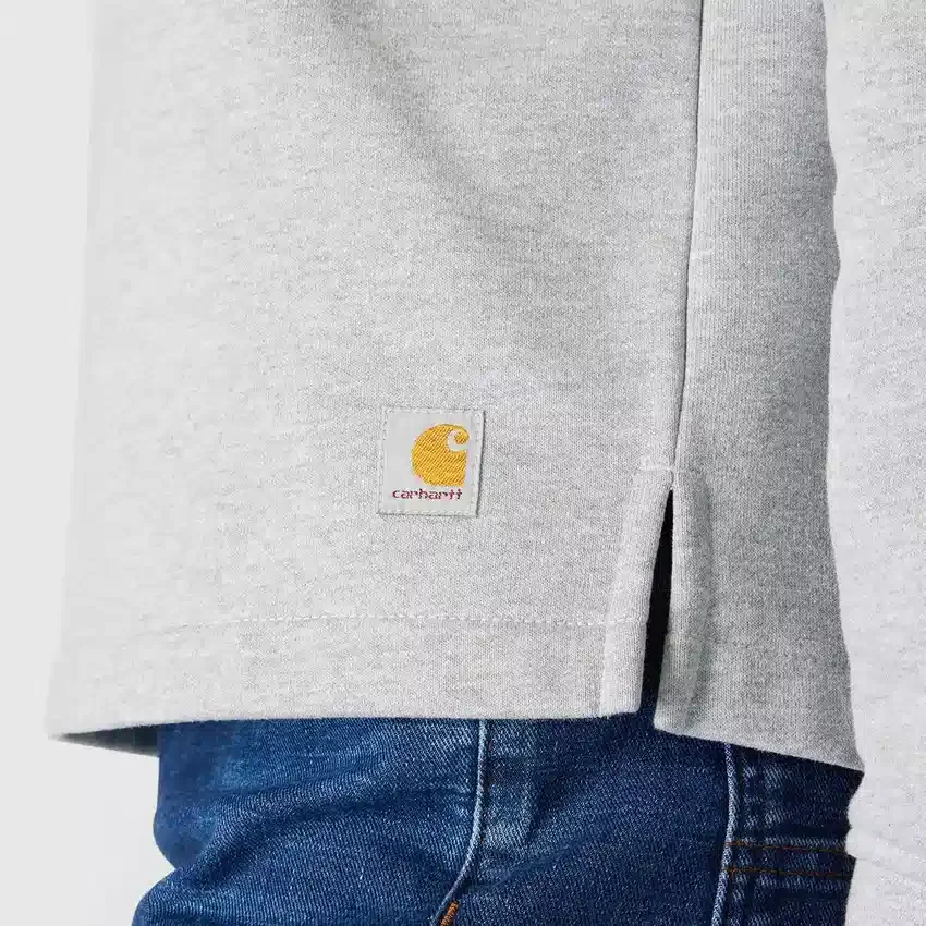 Sudadera cuello redondo con estampado carhartt 1889 de peso medio y corte holgado para mujer