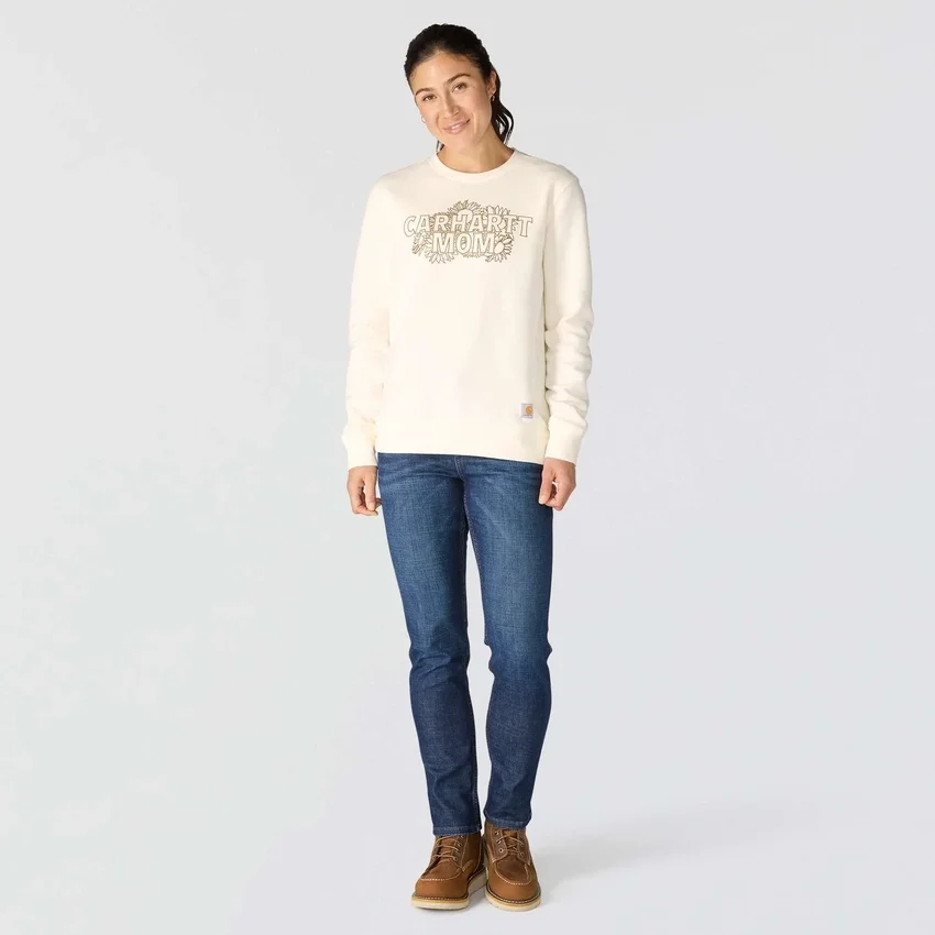Sudadera cuello redondo con estampado «Sawyer» para el Día de la Madre