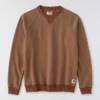 Sudadera cuello redondo de forro polar grueso de la serie Crafted para hombre