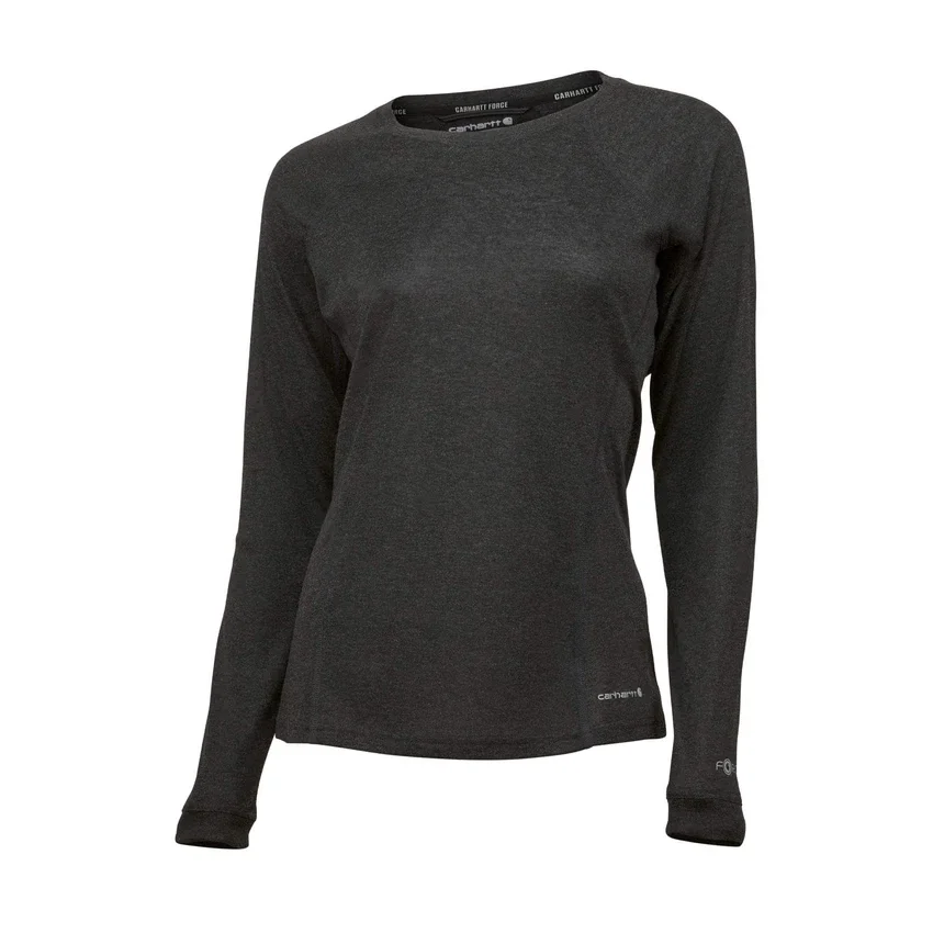 Sudadera cuello redondo Force de peso medio y elástica para mujer