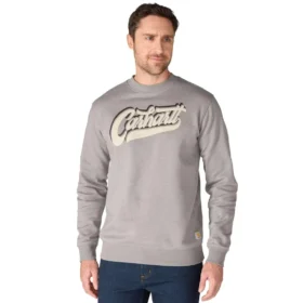 Sudadera de cuello redondo con estampado Sawyer para hombre