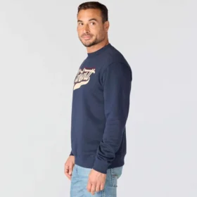 Sudadera de cuello redondo con estampado Sawyer para hombre
