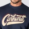 Sudadera de cuello redondo con estampado Sawyer para hombre