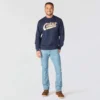 Sudadera de cuello redondo con estampado Sawyer para hombre