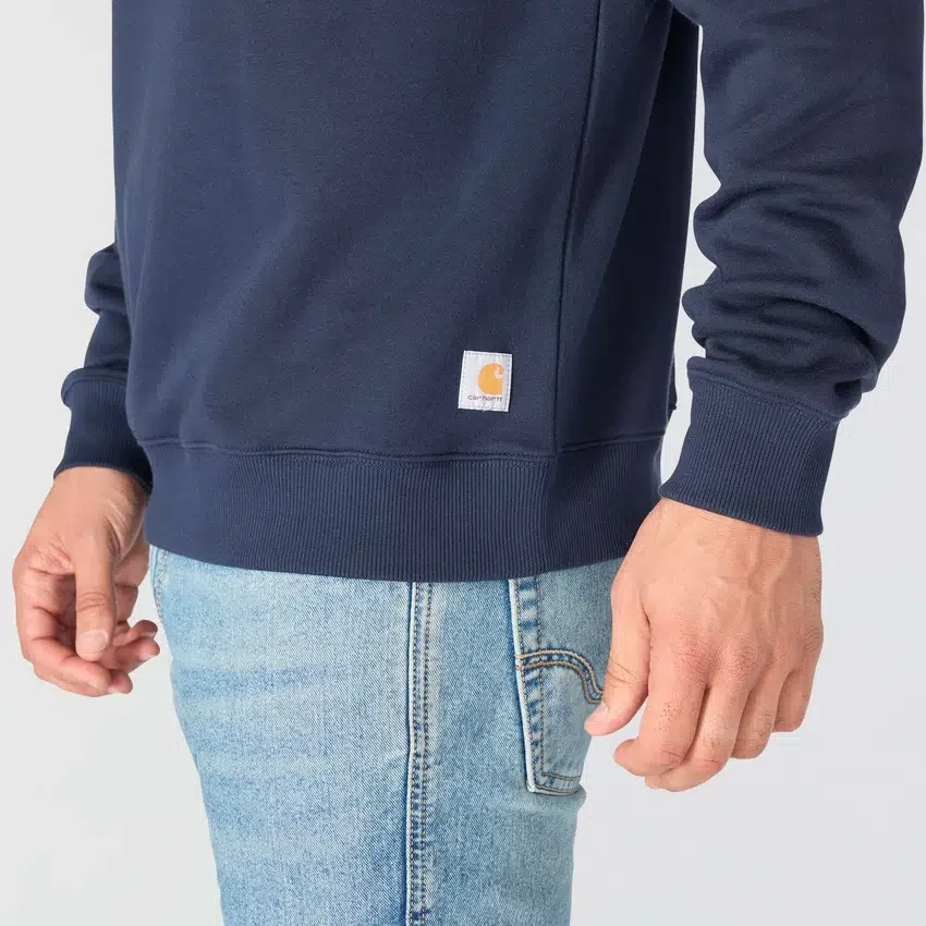 Sudadera de cuello redondo con estampado Sawyer para hombre