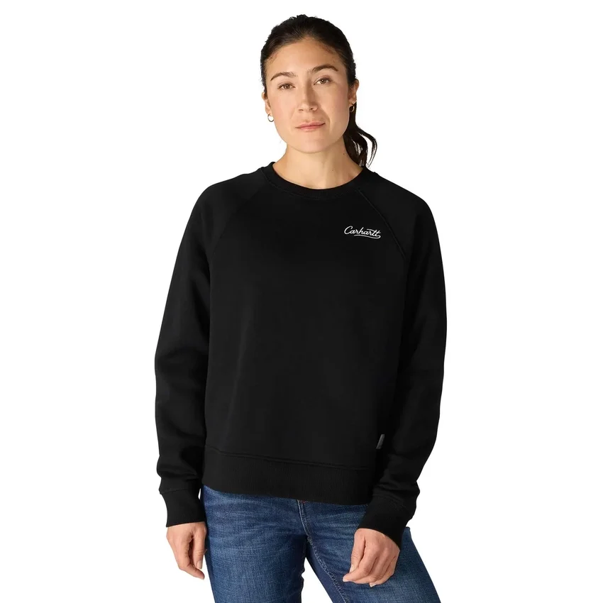 Sudadera de cuello redondo de corte holgado Sawyer para mujer